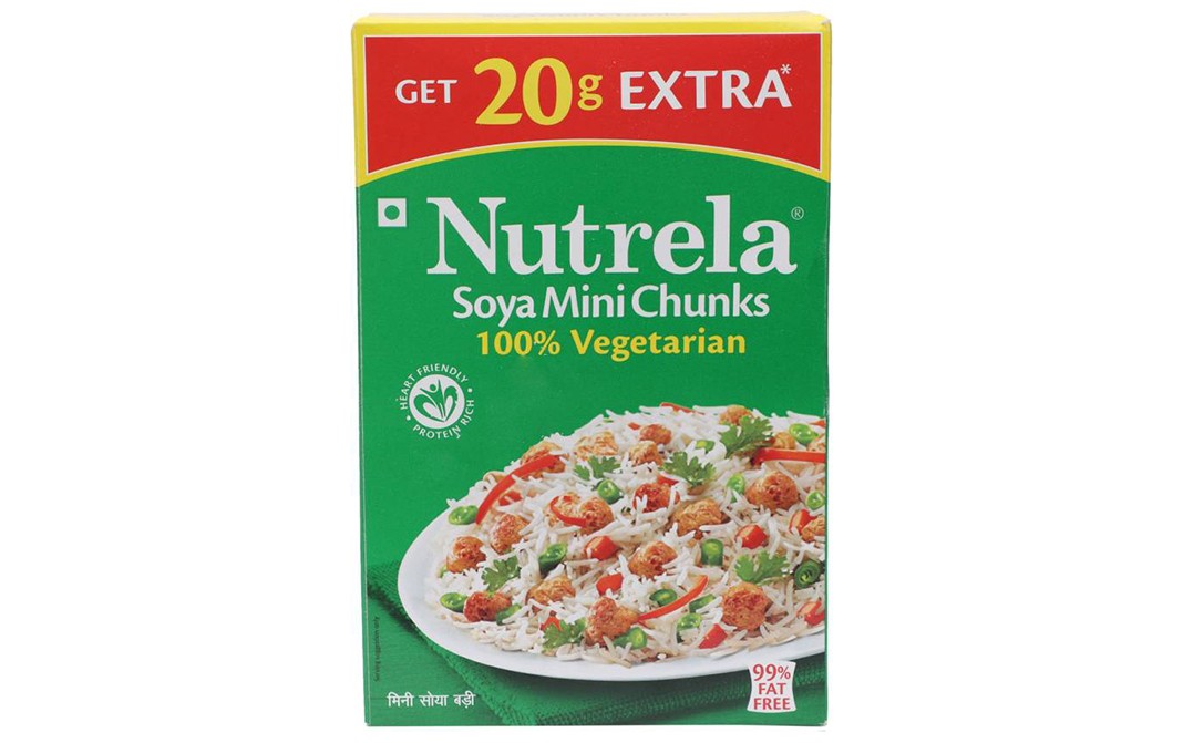 Nutrela Soya Mini Chunks Box 200 Grams - Reviews | Nutrition ...